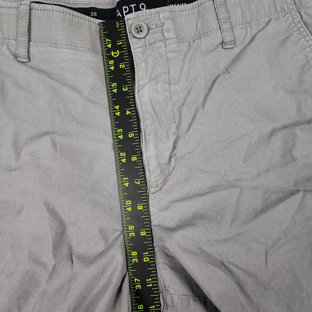 APT.9 Premier Flex Men's Size 38 (Fit 36) Casual Cargo Shorts Gray Lot Of 2 - Picture 13 of 16